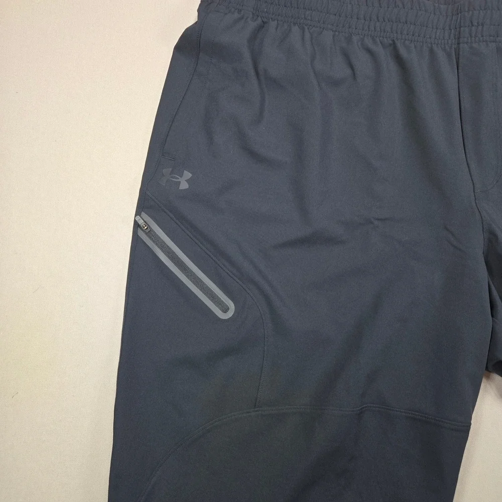 Under‎ Armour Athletic Pants 1388824 Straight Loose Fit Black Mens 4XL NEW - Picture 4 of 12